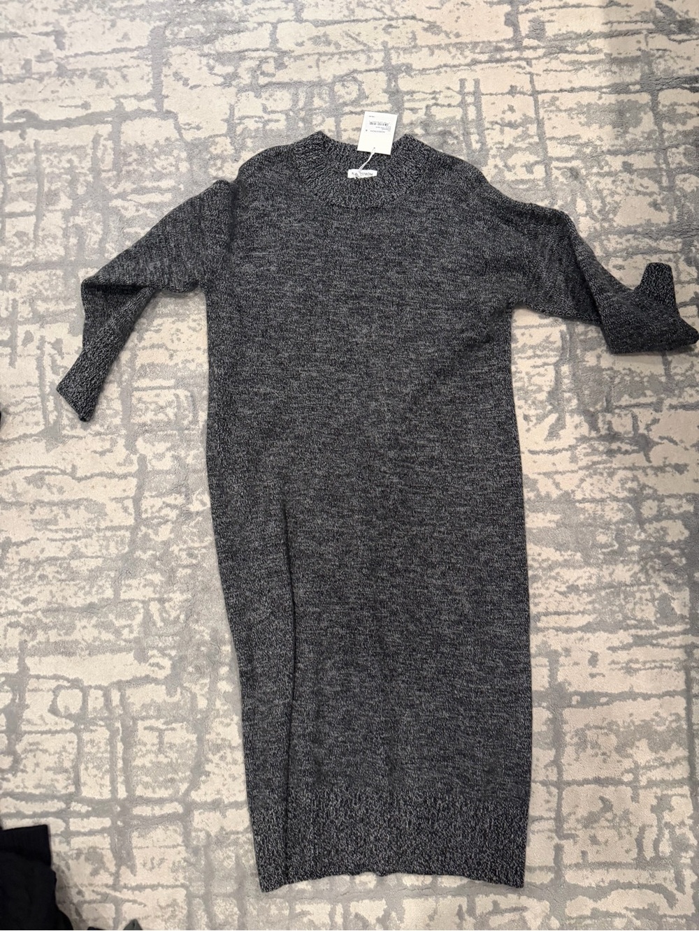 Nordstrom Charcoal Gray Maxi Sweater Dress